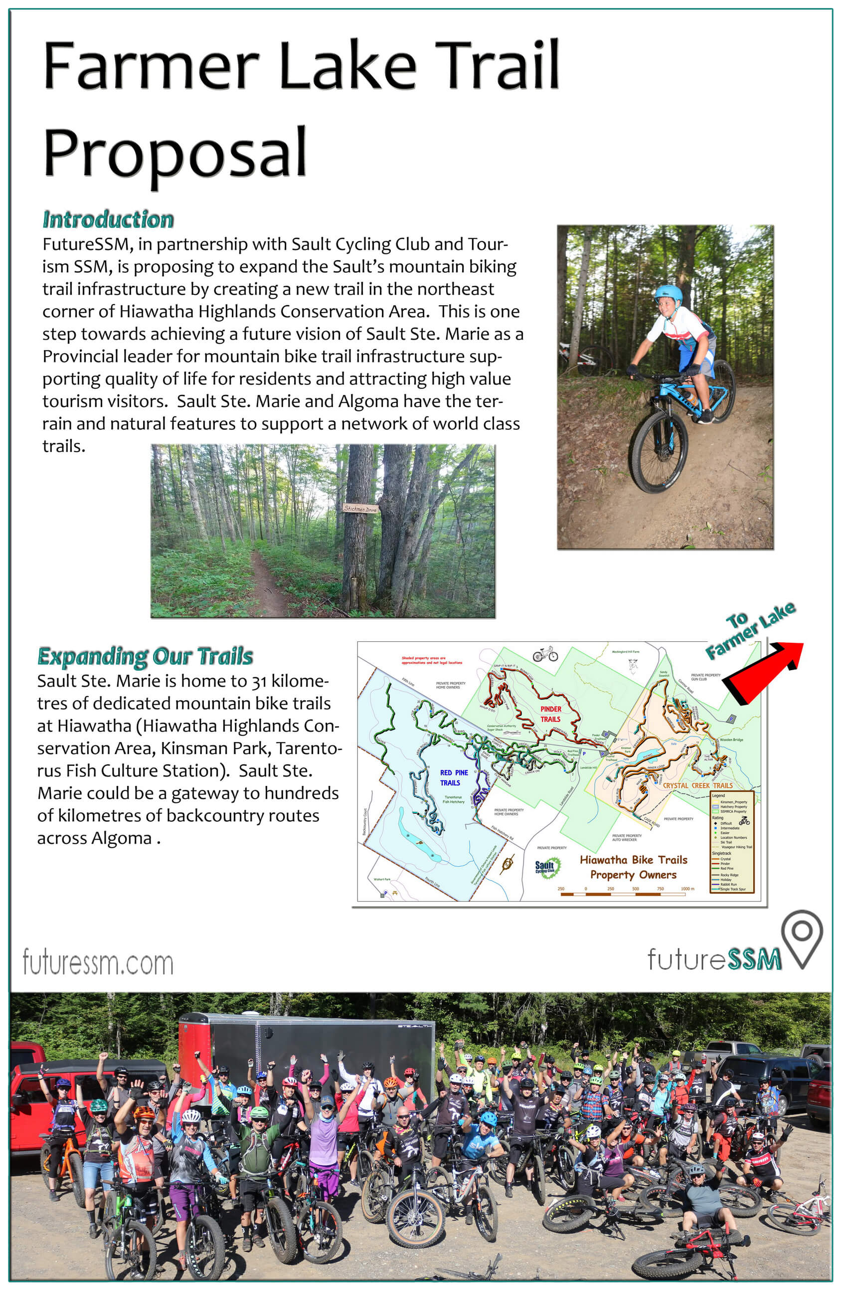 Farmer Lake Trail Proposal Poster